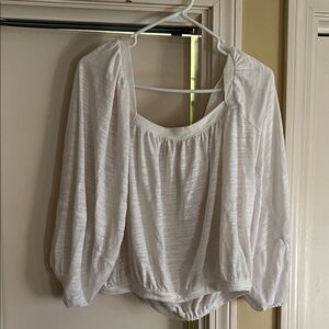 Free people white top L